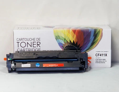Cartouche de toner compatible HP CF411X - Cyan - Marque Balloon
