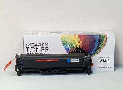 Compatible HP CF381A Toner Cartridge - Cyan - Balloon Brand