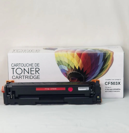 Cartouche de toner compatible HP CF503X - Magenta - Marque Balloon