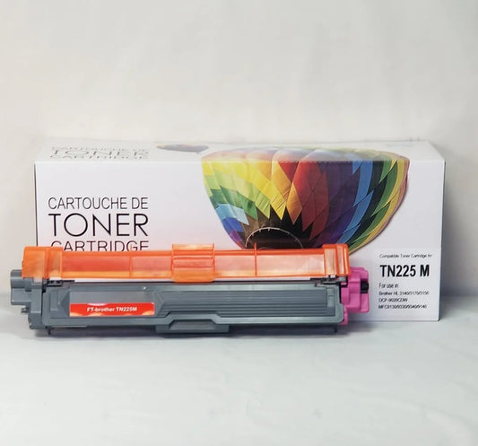 Cartouche de toner compatible Brother TN225 - Magenta - Marque Balloon
