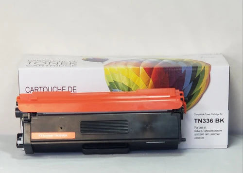 Cartouche de toner compatible Brother TN336BK - Noir - Marque Balloon