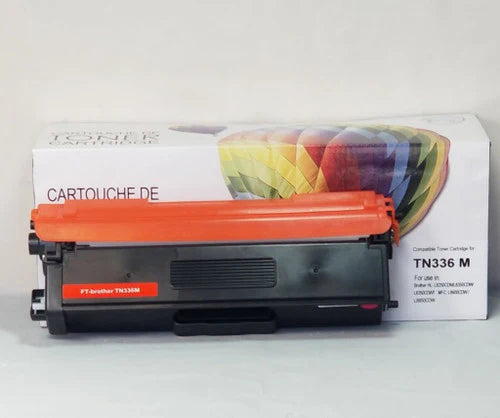 Cartouche de toner compatible Brother TN336M - Magenta - Marque Balloon