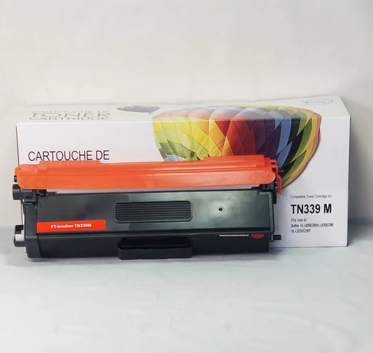 Cartouche de toner compatible Brother TN339M - Magenta - Marque Balloon