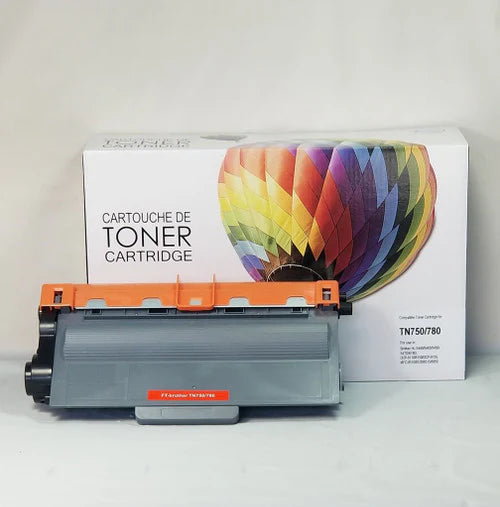 Cartouche de toner à rendement extra-élevé compatible Brother TN780 - Noir - Balloon Brand