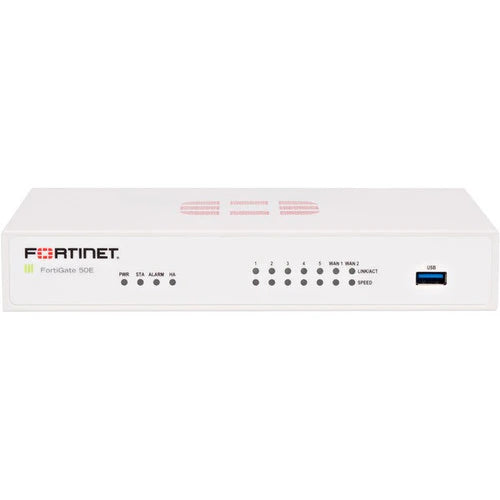 Fortinet FortiGate 50E Network Security/Firewall Appliance FG-50E-BDL-950-36
