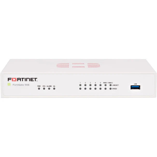 Fortinet FortiGate 50E Network Security/Firewall Appliance FG-50E-BDL-950-36