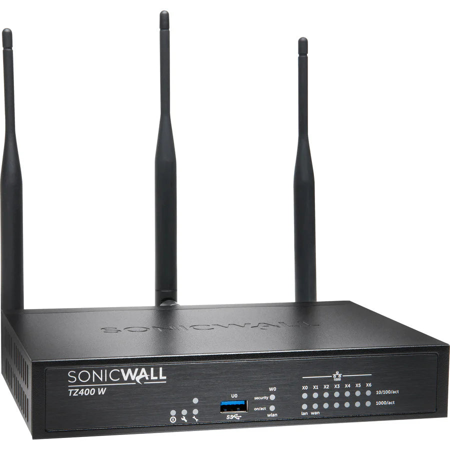 Appareil de sécurité réseau/pare-feu SonicWall TZ400W 02-SSC-0929