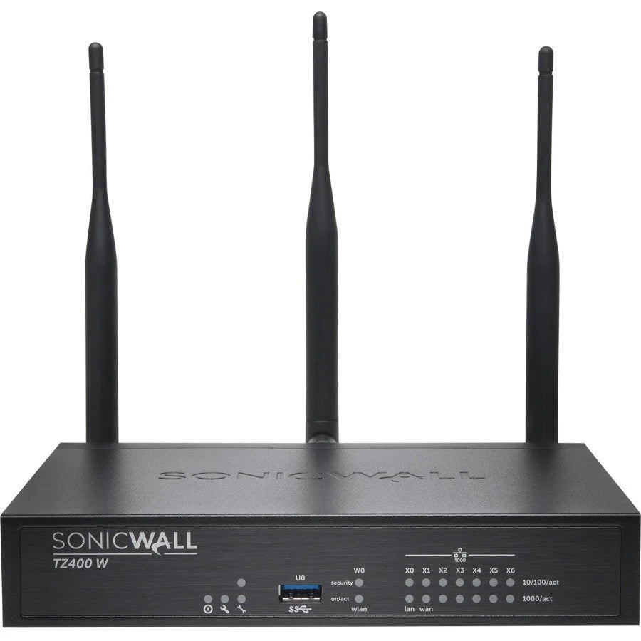 Appareil de sécurité réseau/pare-feu SonicWall TZ400W 02-SSC-0929