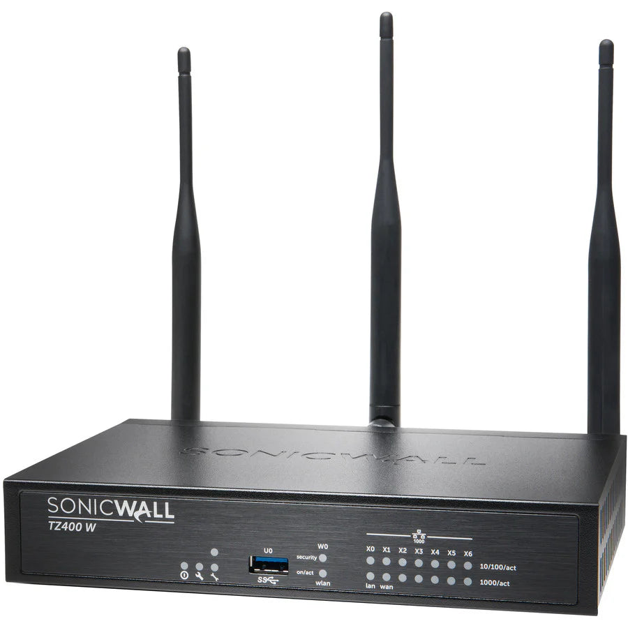Appareil de sécurité réseau/pare-feu SonicWall TZ400W 02-SSC-0929