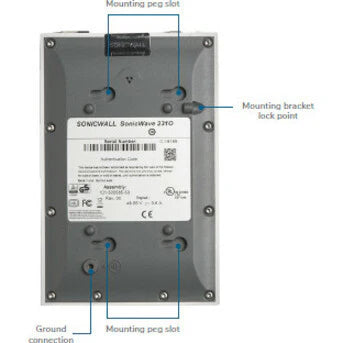Point d'accès sans fil SonicWall SonicWave 231o IEEE 802.11ac 1,24 Gbit/s 02-SSC-2461