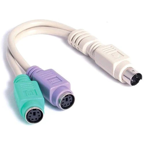StarTech.com 6in PS/2 Keyboard Mouse Splitter Cable Adapter KYC1MF