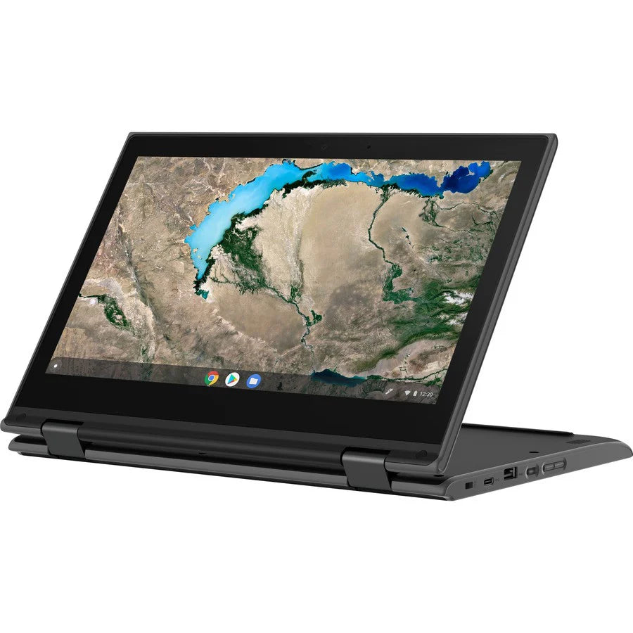 Lenovo 300e Chromebook 2e génération 82CE0007US Chromebook 2 en 1 tactile 11,6" - HD - 1366 x 768 - AMD A-Series A4-9120C Dual-core (2 cœurs) 1,60 GHz - 4 Go de RAM - 32 Go de mémoire flash - Noir 82CE0007US
