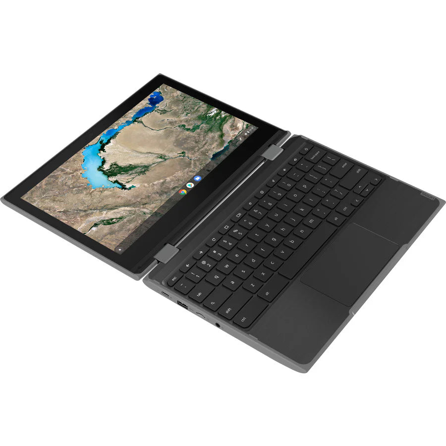 Lenovo 300e Chromebook 2e génération 82CE0007US Chromebook 2 en 1 tactile 11,6" - HD - 1366 x 768 - AMD A-Series A4-9120C Dual-core (2 cœurs) 1,60 GHz - 4 Go de RAM - 32 Go de mémoire flash - Noir 82CE0007US