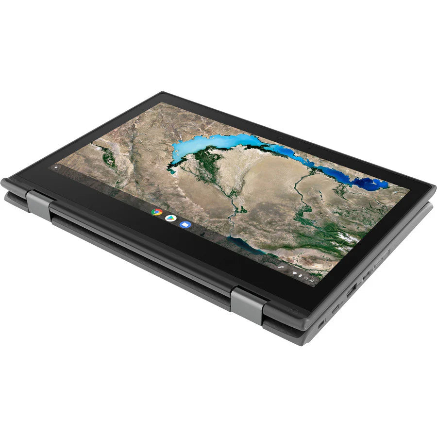Lenovo 300e Chromebook 2e génération 82CE0007US Chromebook 2 en 1 tactile 11,6" - HD - 1366 x 768 - AMD A-Series A4-9120C Dual-core (2 cœurs) 1,60 GHz - 4 Go de RAM - 32 Go de mémoire flash - Noir 82CE0007US