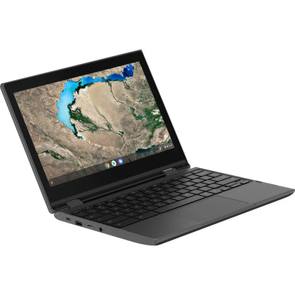 Lenovo 300e Chromebook 2e génération 82CE0007US Chromebook 2 en 1 tactile 11,6" - HD - 1366 x 768 - AMD A-Series A4-9120C Dual-core (2 cœurs) 1,60 GHz - 4 Go de RAM - 32 Go de mémoire flash - Noir 82CE0007US