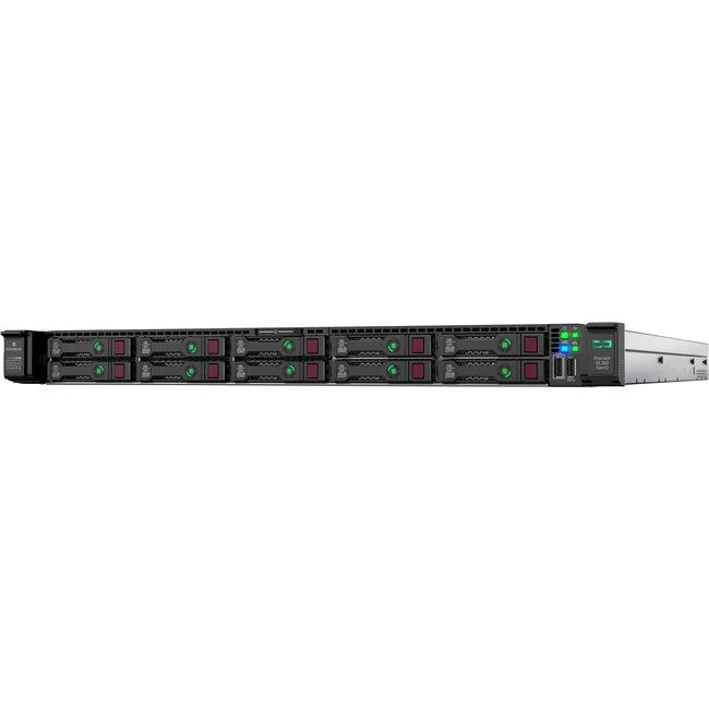 HPE ProLiant DL360 G10 1U Rack Server - 1 x Xeon Silver 4210 - 16 GB RAM HDD SSD - Serial ATA/600, 12Gb/s SAS Controller P19779-B21