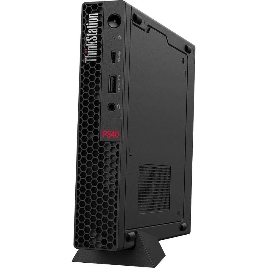 Lenovo ThinkStation P340 30DF001LUS Workstation - 1 x Intel Octa-core (8 Core) i7-10700T 2 GHz - 32 GB DDR4 SDRAM RAM - 1 TB SSD - Tiny - Raven Black 30DF001LUS