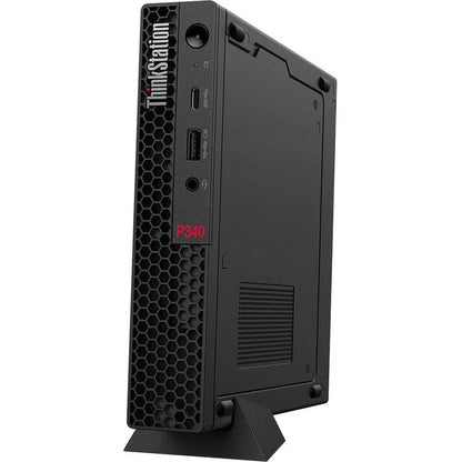 Lenovo ThinkStation P340 30DF001LUS Workstation - 1 x Intel Octa-core (8 Core) i7-10700T 2 GHz - 32 GB DDR4 SDRAM RAM - 1 TB SSD - Tiny - Raven Black 30DF001LUS