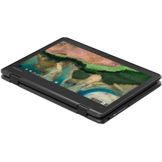 Lenovo 300e Chromebook 2e génération 82CE000BCF Chromebook 2 en 1 tactile 11,6" - HD - 1366 x 768 - AMD A-Series A4-9120C Dual-core (2 cœurs) 1,60 GHz - 4 Go de RAM - 32 Go de mémoire flash - Noir 82CE000BCF