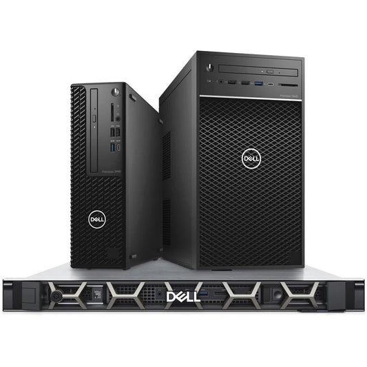 Station de travail Dell Precision 3000 3640 - Intel Core i5 Hexa-core (6 cœurs) i5-10500 10e génération 3,10 GHz - 8 Go de RAM DDR4 SDRAM - 256 Go SSD - Tour 61RMC