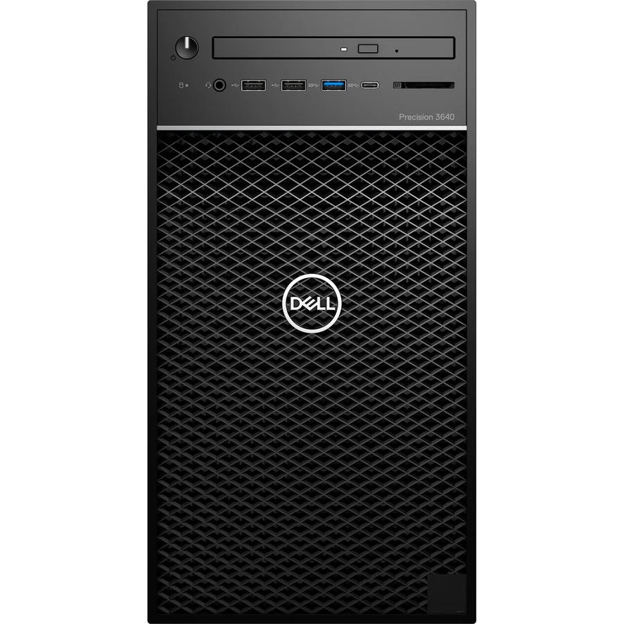 Station de travail Dell Precision 3000 3640 - Intel Core i5 Hexa-core (6 cœurs) i5-10500 10e génération 3,10 GHz - 8 Go de RAM DDR4 SDRAM - 256 Go SSD - Tour 61RMC