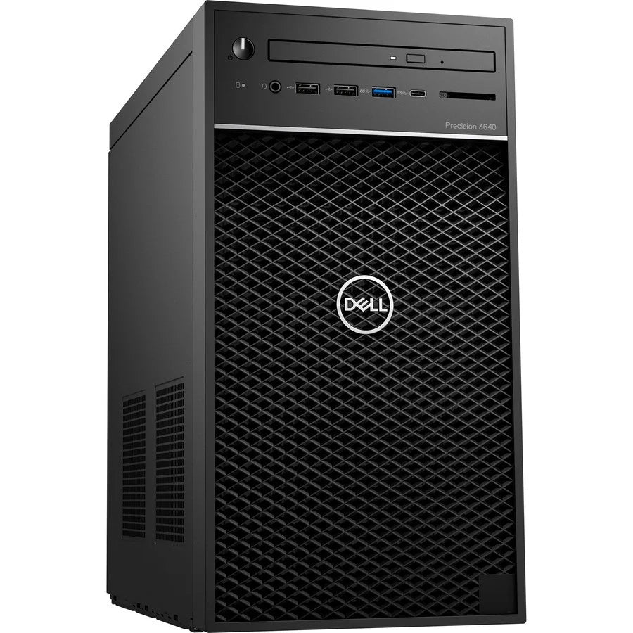 Station de travail Dell Precision 3000 3640 - Intel Core i5 Hexa-core (6 cœurs) i5-10500 10e génération 3,10 GHz - 8 Go de RAM DDR4 SDRAM - 256 Go SSD - Tour 61RMC