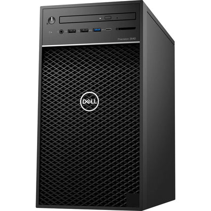 Station de travail Dell Precision 3000 3640 - Intel Core i5 Hexa-core (6 cœurs) i5-10500 10e génération 3,10 GHz - 8 Go de RAM DDR4 SDRAM - 256 Go SSD - Tour 61RMC