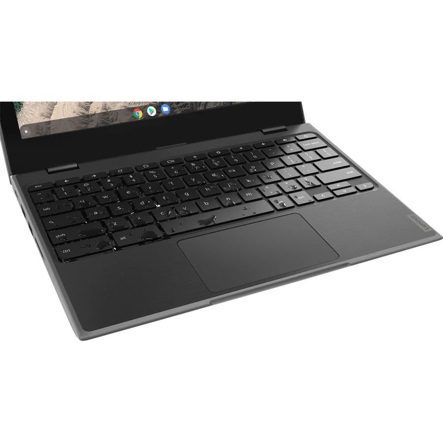 Lenovo 100e Chromebook 2e génération 81MA0000US Chromebook 11,6" - 1366 x 768 - Intel Celeron N4000 Dual-core (2 cœurs) 1,10 GHz - 4 Go de RAM - 32 Go de mémoire flash - Gris 81MA0000US