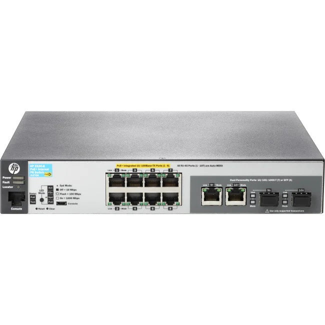 Commutateur HPE 2530-8-PoE+ JL070A#ABA