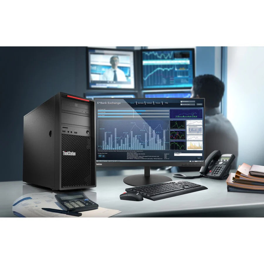 Lenovo ThinkStation P520c 30BX00D3CA Workstation - 1 x Intel Xeon Quad-core (4 Core) W-2225 4.10 GHz - 32 GB DDR4 SDRAM RAM - 1 TB SSD - Tower 30BX00D3CA