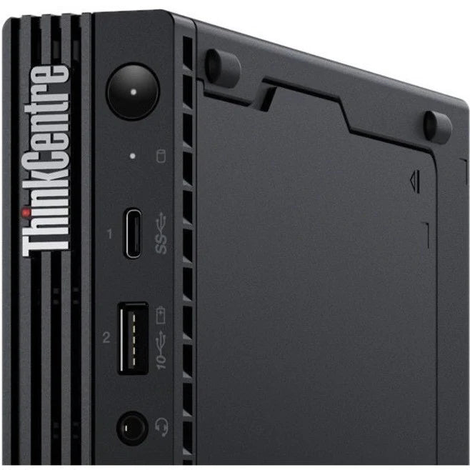 Ordinateur de bureau Lenovo ThinkCentre M70q Gen 2 11MY001RCA - Intel Core i5 11e génération I5-11400T Hexa-core (6 cœurs) 1,30 GHz - 8 Go de RAM DDR4 SDRAM - 128 Go SSD M.2 PCI Express NVMe - Tiny - Noir corbeau 11MY001RCA