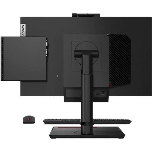 Ordinateur de bureau Lenovo ThinkCentre M70q Gen 2 11MY001SUS - Intel Core i5 11e génération I5-11400T Hexa-core (6 cœurs) 1,30 GHz - 8 Go de RAM DDR4 SDRAM - 256 Go SSD M.2 PCI Express NVMe - Minuscule - Noir 11MY001SUS