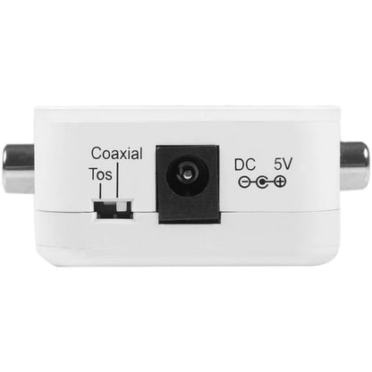 StarTech.com Two Way Digital Coax to Toslink Optical Audio Converter Repeater SPDIFCOAXTOS