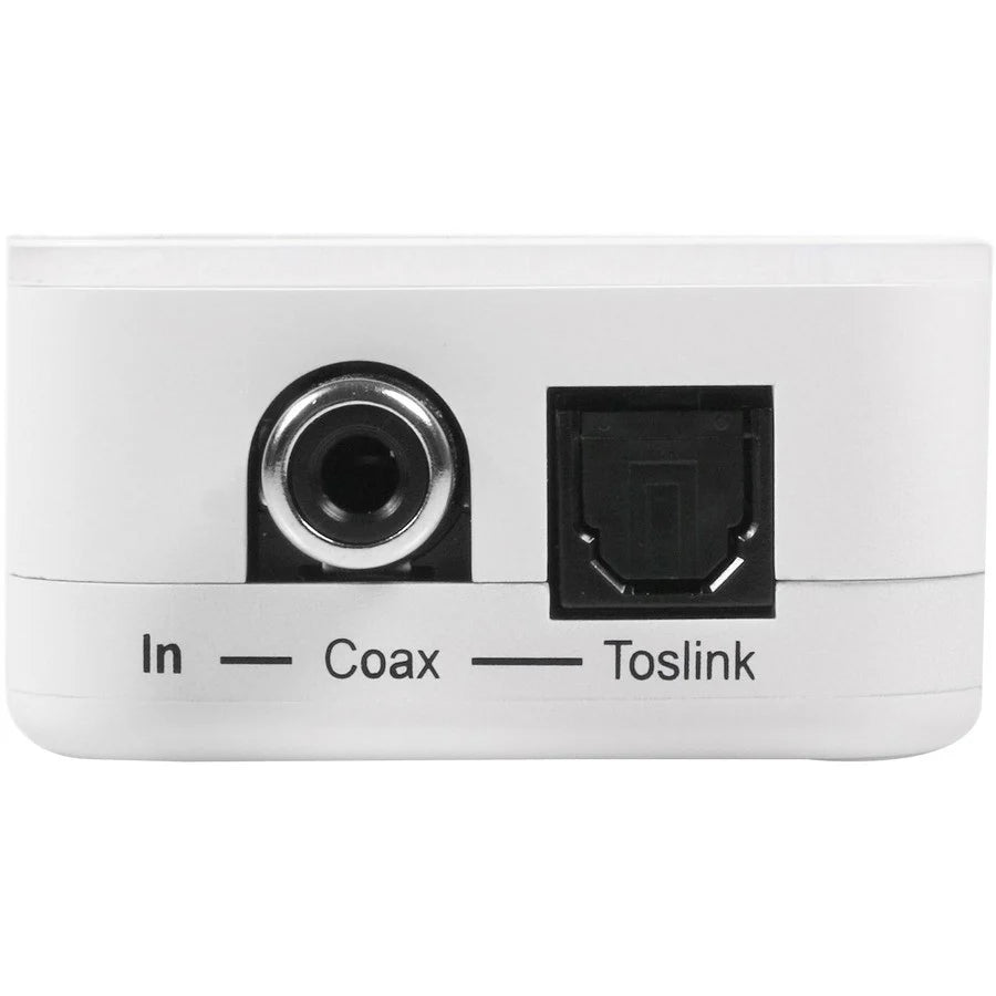 StarTech.com Two Way Digital Coax to Toslink Optical Audio Converter Repeater SPDIFCOAXTOS