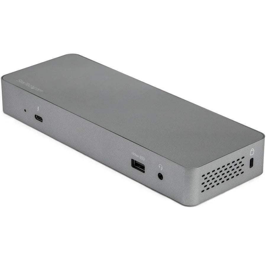StarTech.com Universal Thunderbolt 3 Dock with USB-C Host Compatibility - Dual Monitor 4K 60Hz DisplayPort TB3 Laptop Docking Station - 60W PD, GbE, 5-Port USB Hub - USB 3.1 Gen 2 10Gbps TB3CDOCKDP