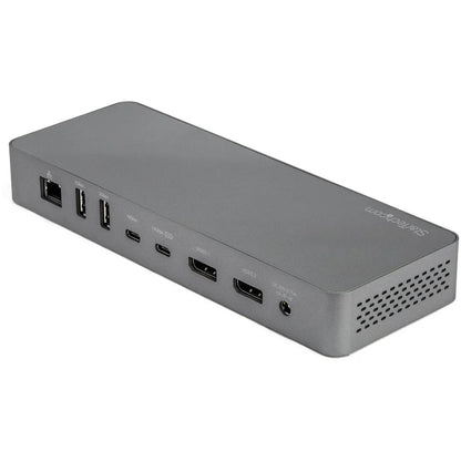 StarTech.com Universal Thunderbolt 3 Dock with USB-C Host Compatibility - Dual Monitor 4K 60Hz DisplayPort TB3 Laptop Docking Station - 60W PD, GbE, 5-Port USB Hub - USB 3.1 Gen 2 10Gbps TB3CDOCKDP