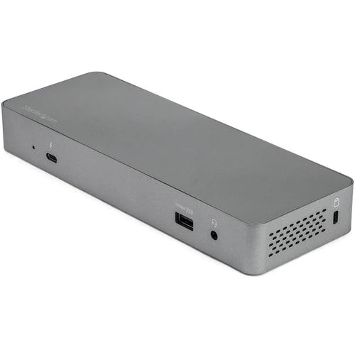 StarTech.com Universal Thunderbolt 3 Dock with USB-C Host Compatibility - Dual Monitor 4K 60Hz DisplayPort TB3 Laptop Docking Station - 60W PD, GbE, 5-Port USB Hub - USB 3.1 Gen 2 10Gbps TB3CDOCKDP