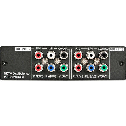 StarTech.com StarTech.com 3 Port Component Video Splitter with Digital Audio - 3 Port Component (YPbPr) Video Distribution Amplifier with Audio - Distribution amplifier ST123HDA