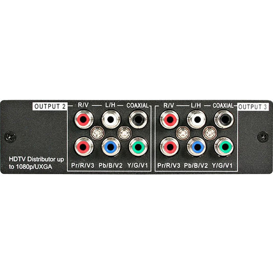 StarTech.com StarTech.com 3 Port Component Video Splitter with Digital Audio - 3 Port Component (YPbPr) Video Distribution Amplifier with Audio - Distribution amplifier ST123HDA