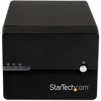 StarTech.com USB 3.0 eSATA Dual 3.5" SATA III Hard Drive External RAID Enclosure w/ UASP and Fan - Black S3520BU33ER