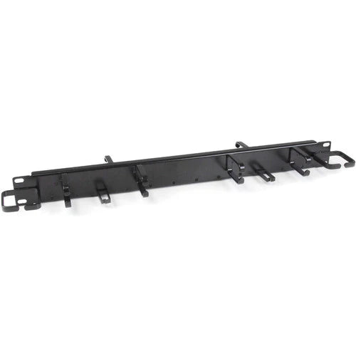 StarTech.com Panneau de gestion de câbles horizontal 1U 19" - Combinaison de conduits horizontaux et de crochets à anneau en D verticaux/horizontaux CMPNL1UC