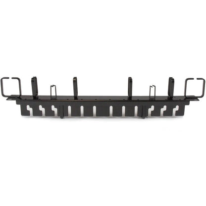 StarTech.com Panneau de gestion de câbles horizontal 1U 19" - Combinaison de conduits horizontaux et de crochets à anneau en D verticaux/horizontaux CMPNL1UC