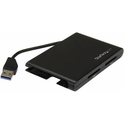 StarTech.com Lecteur de carte SD USB 3.0 à 2 emplacements avec UASP - SD 4.0 UHS II - Conforme TAA - Lecteur de carte SD USB - Double lecteur de carte SD 2SD4FCRU3