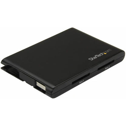 StarTech.com Lecteur de carte SD USB 3.0 à 2 emplacements avec UASP - SD 4.0 UHS II - Conforme TAA - Lecteur de carte SD USB - Double lecteur de carte SD 2SD4FCRU3