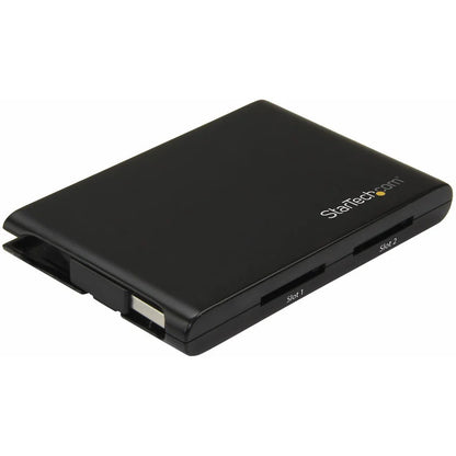 StarTech.com Lecteur de carte SD USB 3.0 à 2 emplacements avec UASP - SD 4.0 UHS II - Conforme TAA - Lecteur de carte SD USB - Double lecteur de carte SD 2SD4FCRU3