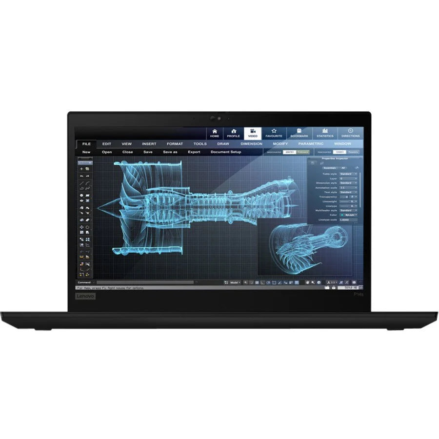 Station de travail mobile à écran tactile Lenovo ThinkPad P14s Gen 2 20VX0092US 14" - Full HD - 1920 x 1080 - Intel Core i7 11e génération i7-1165G7 Quad-core (4 cœurs) 2,80 GHz - 32 Go RAM - 1 To SSD - Noir 20VX0092US