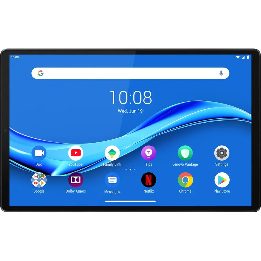 Tablette Lenovo Smart Tab M10 TB-X606F ZA5W0194US - 10,3" WUXGA - Cortex A53 Octa-core (8 Core) 2,30 GHz - 2 Go RAM - 32 Go Stockage - Android 9.0 Pie - Gris fer ZA5W0194US