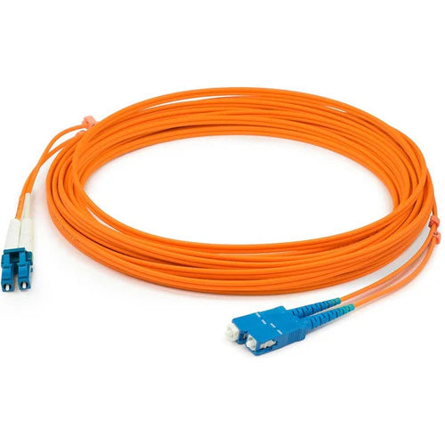 Câble de raccordement orange duplex SC/LC OM1 en fibre multimode (MMF) AddOn 3 m ADD-SC-LC-3M6MMF