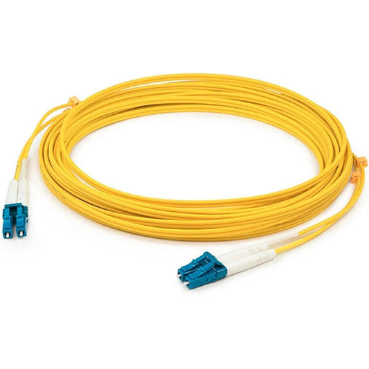 Câble de raccordement jaune duplex LC/LC OS1 en fibre monomode (SMF) AddOn 10 m ADD-LC-LC-10M9SMF