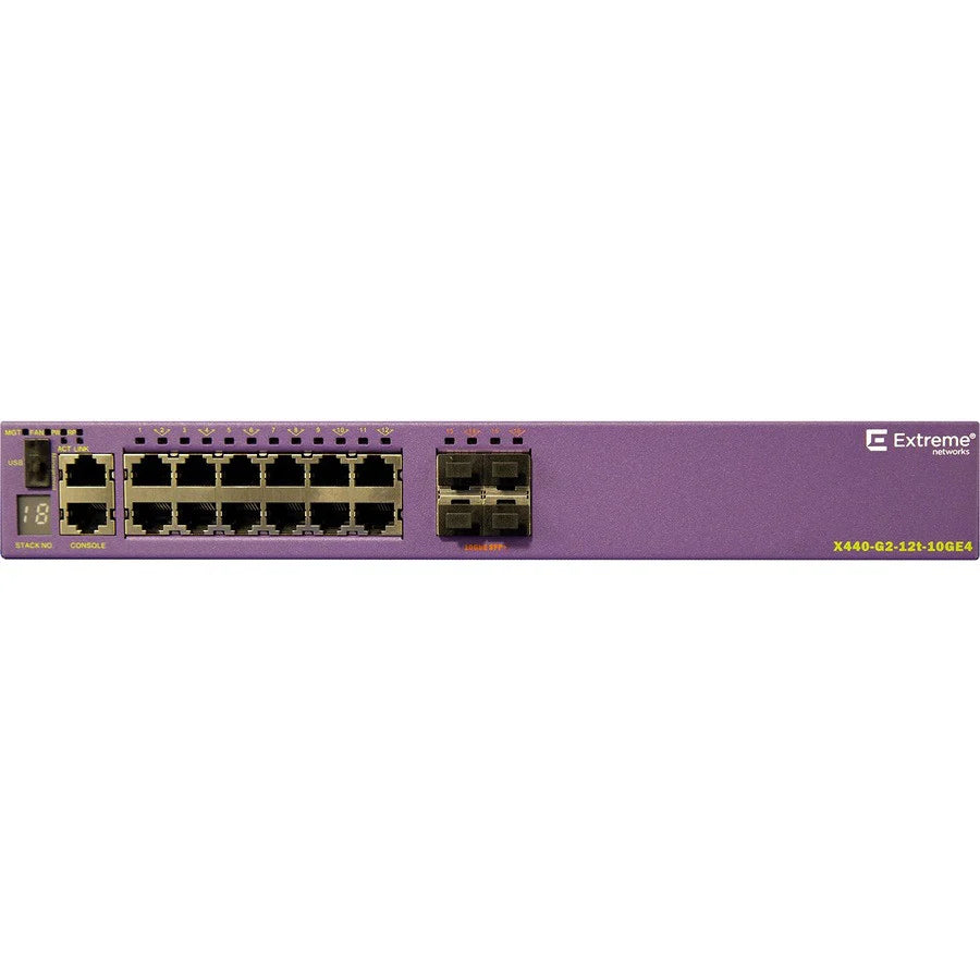 Commutateur Ethernet Extreme Networks X440-G2-12t-10GE4 16530